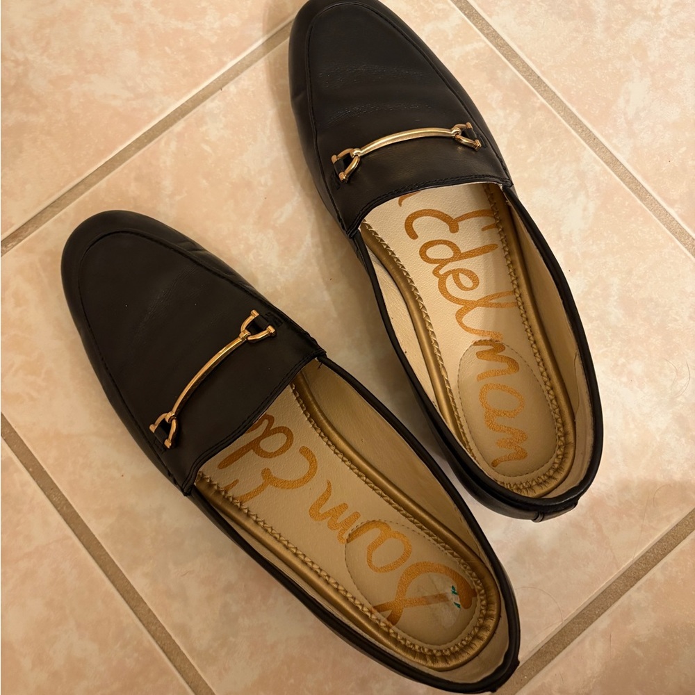 Sam Edelman Lucie Loafers with Gold Accent